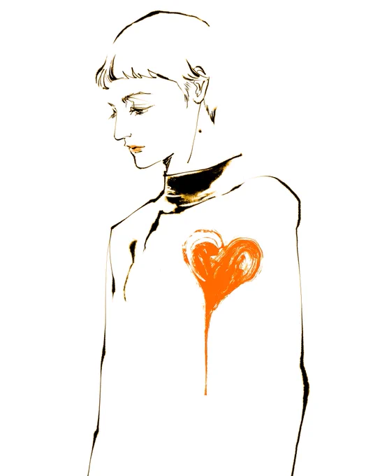 そこには心ひとつ#イラスト#illustration 