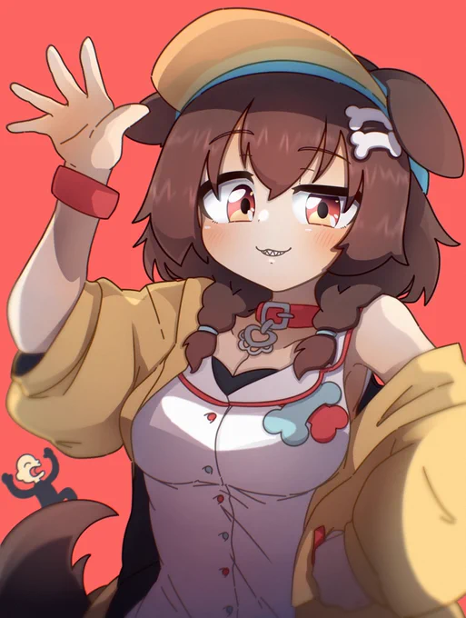 念願のお誕生日ライブお疲れ様でした!doggy帽子、とても似合ってます…#戌神ころね生誕祭2022#できたてころね 