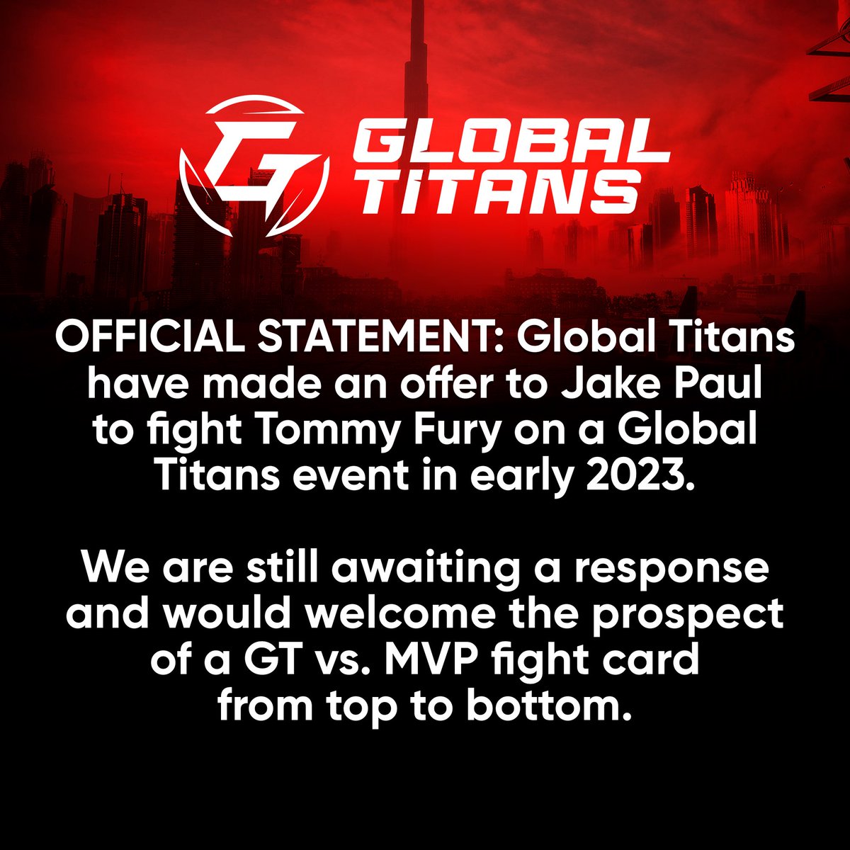 Global Titans Fight Series tweet media