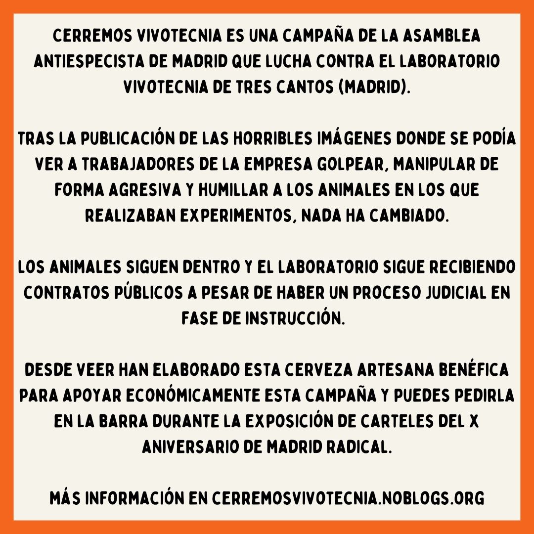 madrid_radical's tweet photo. Podéis conocer más sobre la campaña #CerremosVivotecnia en 👇https://t.co/F5w0oB9d2h https://t.co/GByHyhMf5g