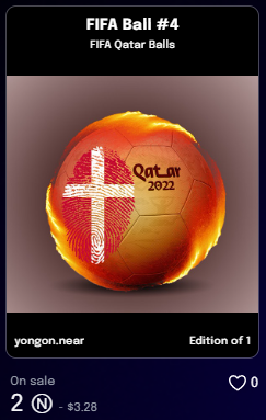QatarBalls's tweet photo. Checkout FIFA Ball #4 from collection FIFA Qatar Balls on @ParasHQ

https://t.co/R0SQ3gJlHP

#NFT #NFTs #NFTCommunity #paras #cryptoart #digitalart #ParasNft #tradingcards #FIFABalls #FifaWorldCup #FIFAQATAR2022 #FIFABall #Denmark https://t.co/wvsFRrwO1G