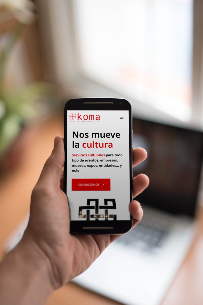 ikuspe's tweet photo. "Nos mueve la cultura". @komazk ofrece todo tipo de servicios culturales. Exposiciones, catalogación, consultoría, memoria histórica, guionización y storytelling,... Hemos estado trabajando en su nueva web, aquí el resultado ;)
https://t.co/Igf655XlI5 https://t.co/R2SPYPZtoc