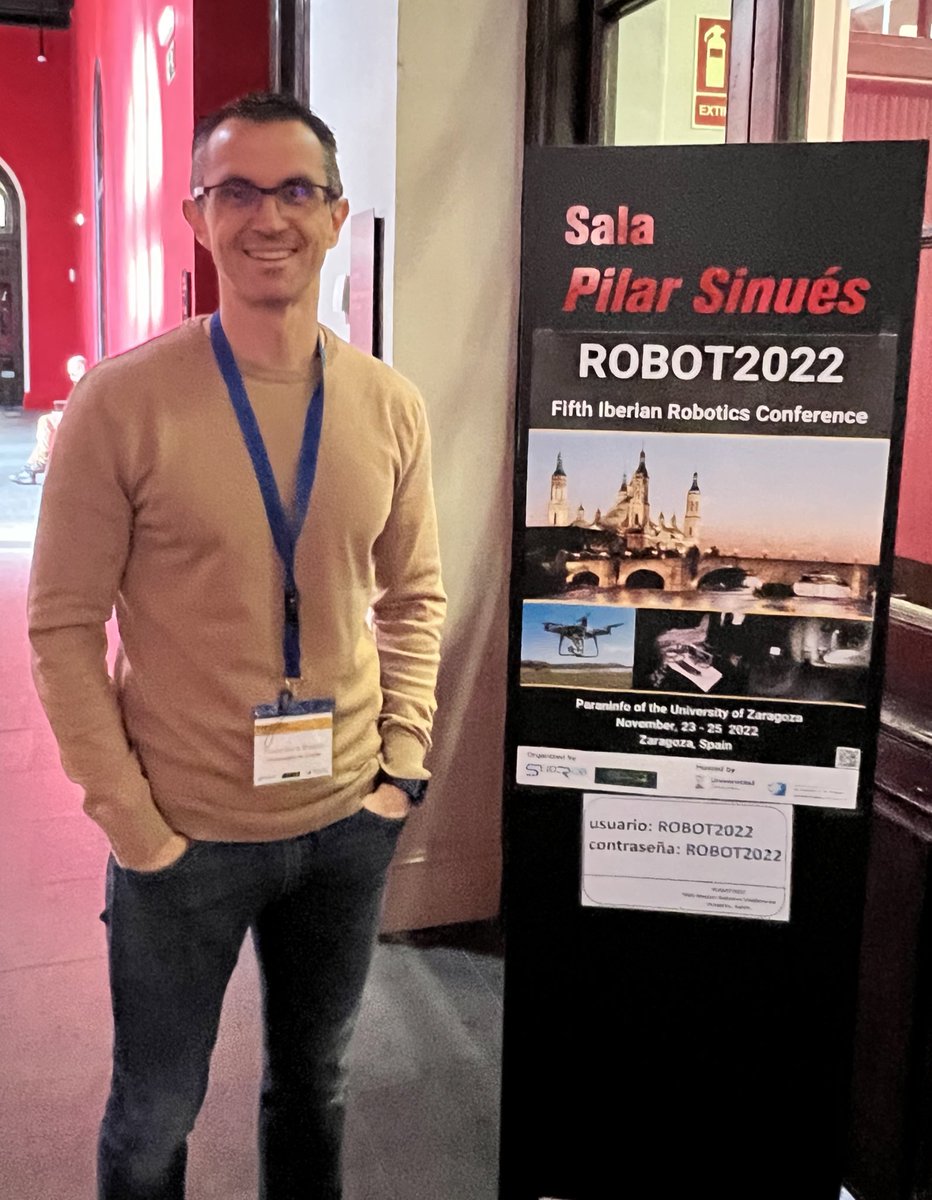 franbellas's tweet image. This week I am attending the #ROBOT2022 conference, chairing a special session in #EducationalRobotics and presenting a paper about Natural Interaction carried out at @gii_udc in the scope of the @aiplus_eu