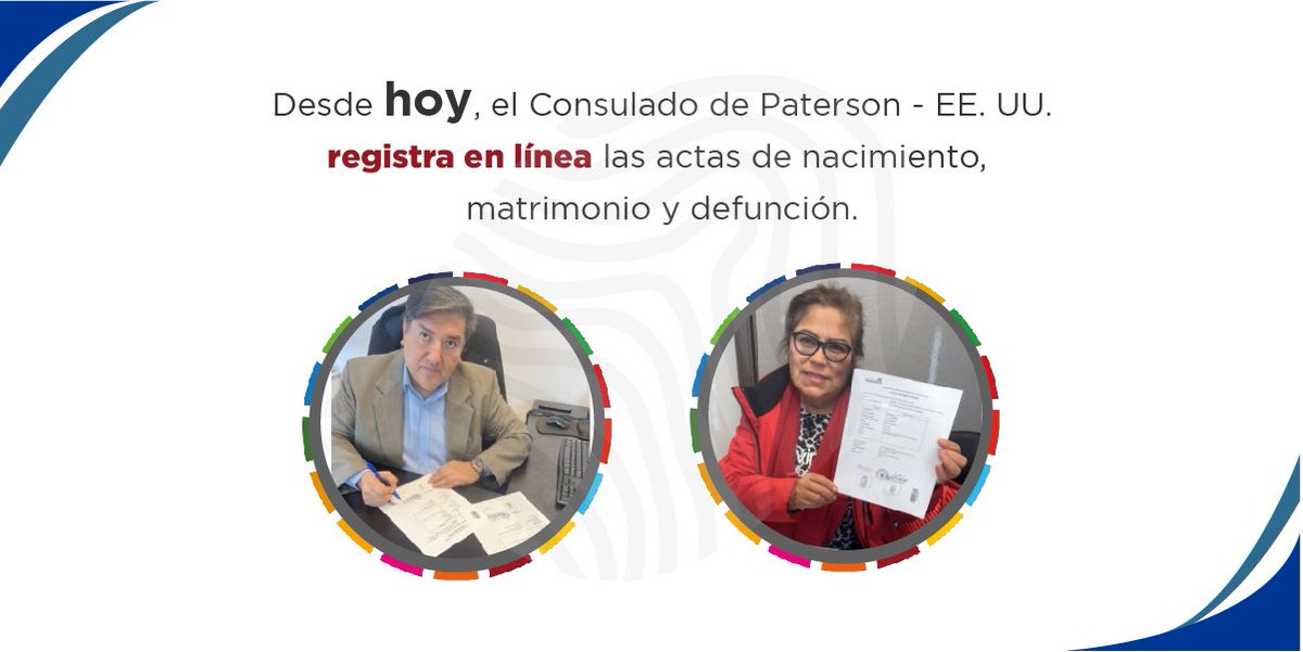 CarmenVelardeK's tweet photo. En @ReniecPeru y @CancilleriaPeru iniciamos la automatización de actas de nacimiento, matrimonio y defunción en la Oficina Consular de Paterson, Nueva Jersey, EE. UU, para que nuestros compatriotas registren sus hechos vitales más rápido y accedan a sus partidas desde la web. https://t.co/J5ZoOP02or