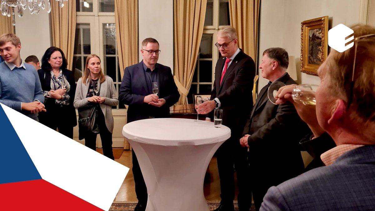 Yesterday marked the launch of Eduten in the Czech Republic! 🎉

Eduten’s CEO <a href="/henrimuurimaa/">Henri Muurimaa</a> and Education Finland’s Program Director <a href="/Jounis/">Jouni Kangasniemi</a> held a keynote at the Embassy of Finland in Prague.

In attendance was Minister of Education, Youth and Sports Vladimír Balaš.