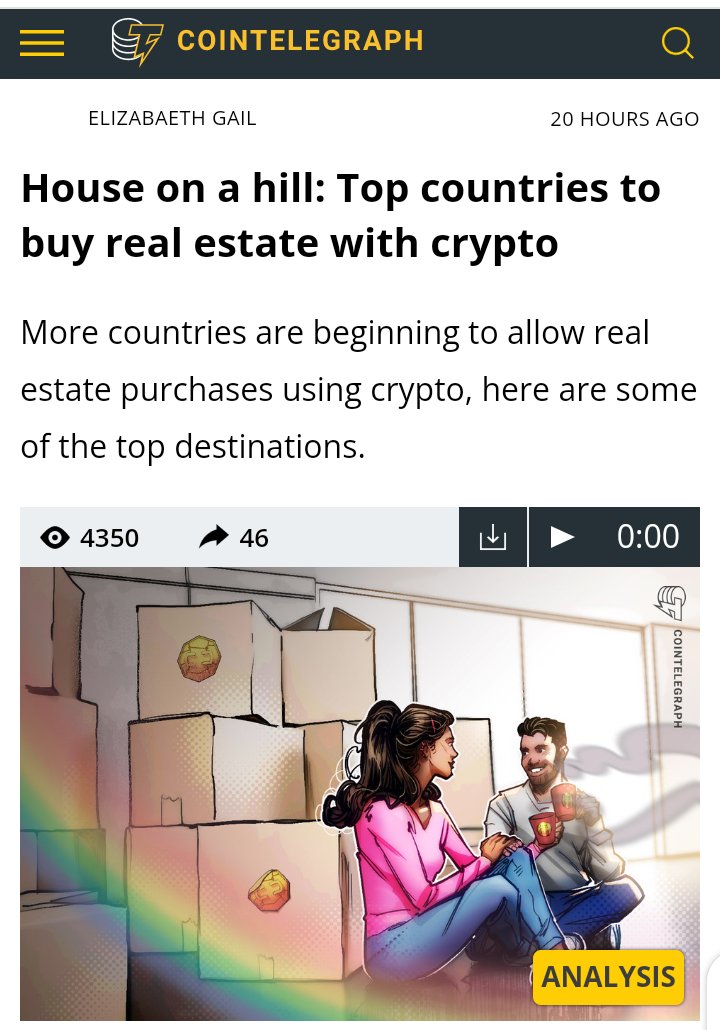 mulafinance's tweet photo. Are we there yet ?
#Crypto x #RealEstate
#fintech #web3 #MulaToken https://t.co/FOsCKP2SLp