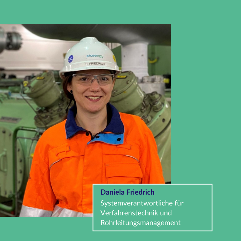 StorengyD's tweet photo. In unserer Serie #TeamStorengy stellen wir Kolleg*innen aus verschiedenen Bereichen vor, die unser Unternehmen mit ihrem Engagement bereichern. Heute sprechen wir mit Daniela Friedrich über ihre vielfältigen Aufgaben und was @StorengyD zu einem guten Arbeitgeber macht.👷‍♀️💙