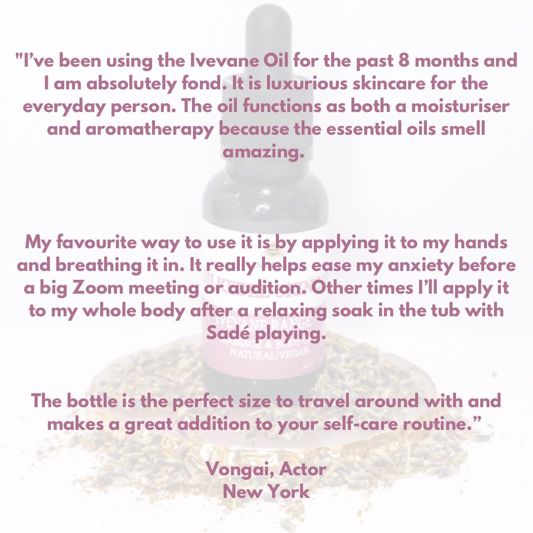 A holistic review of our Ivevane oil
#productreview #bodyoil #bodyoilsforwomen #anxietyreliever #anxietyawareness #lavenderoil #naturalremedy #naturaloil #naturaloils #naturalbeauty #naturalskincare #faceoil #fragranceoil #essentialoils #massageoil #vegan #veganskincare