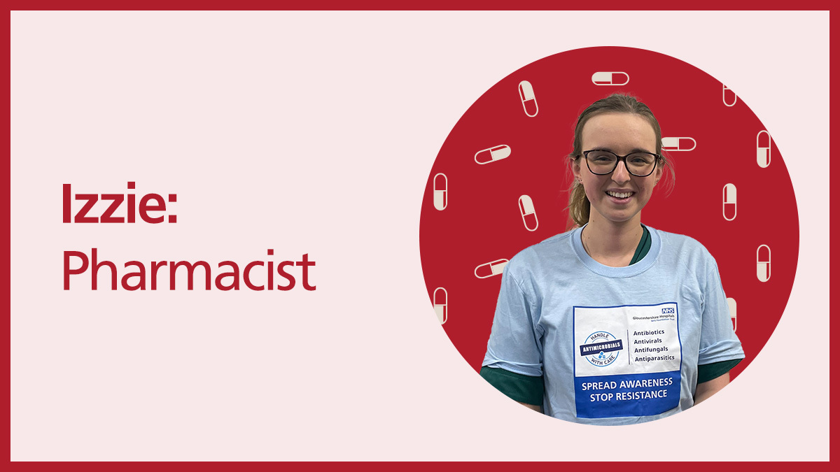 On the final day of #WorldAntmicrobialAwarenessWeek Pharmacist Izzie says:

"I pledge to encourage prescribers to always have a review and/or stop date for any antibiotics prescribed to avoid unnecessary over-usage." 💊 
#AntimicrobialStewardship #WAAW2022 #keepantibioticsworking
