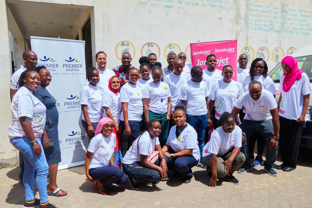 PremierHospKE's tweet photo. Premier Hospitsal X @FlyJambojet CSR activity at Tom Mboya School for Children with Celebral Palsy #Mombasa

#PremierAt5 #NowTravelReady #IChoosePremier https://t.co/akaPYKn3tn