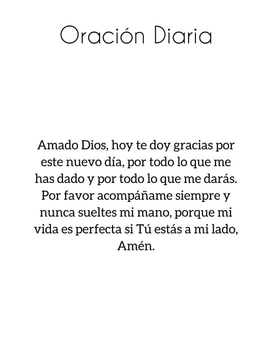 DiosTeBendiga__'s tweet photo. Oración Diaria https://t.co/fAq4EyIWmH