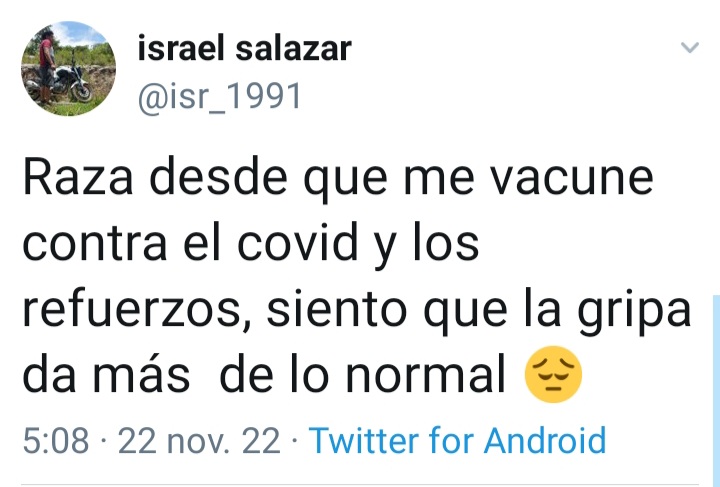 Te pasa por buchón 😁