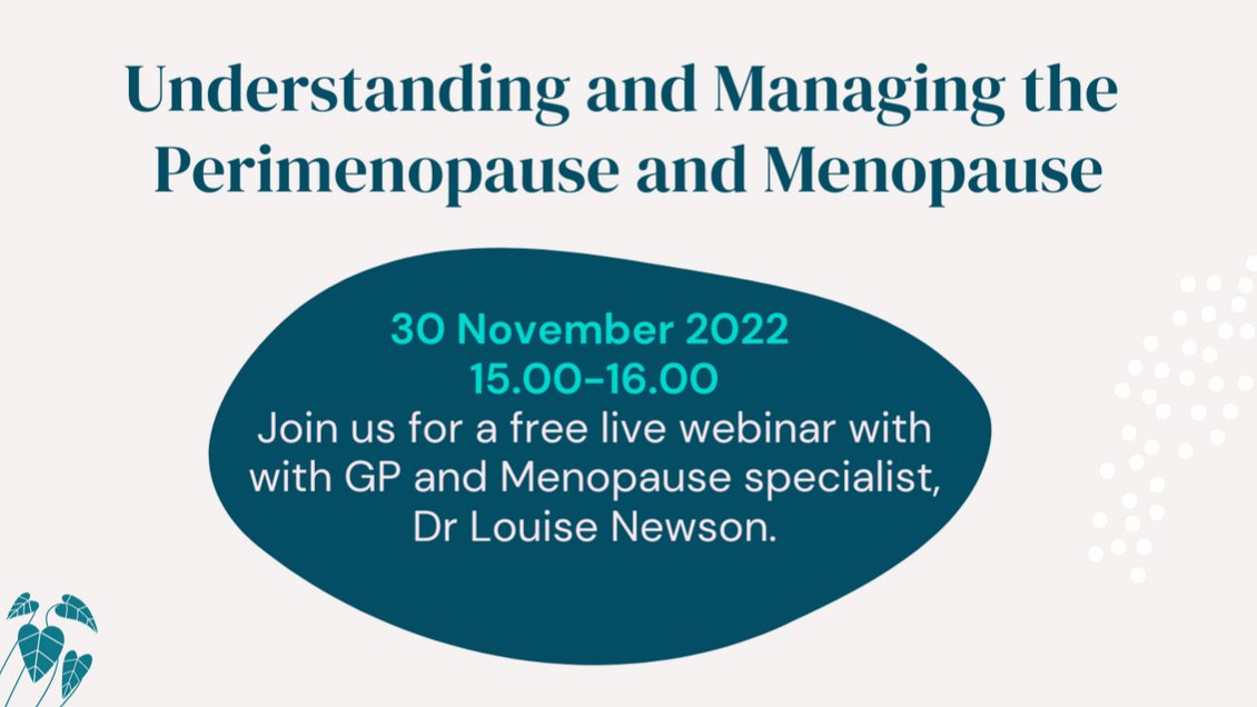 NHS Menopause Hub (@nhsmenohealth) on Twitter photo We've arranged 2 very exciting online talks with <a href="/balanceMeno/">balance Menopause</a> next week for all NHS staff in Derby + Derbyshire.
First talk is on 30th with <a href="/drlouisenewson/">Dr Louise Newson</a> for managers & how they can support their team through perimenopause & menopause. Book a space: bit.ly/3tS2x3x We've arranged 2 very exciting online talks with <a href="/balanceMeno/">balance Menopause</a> next week for all NHS staff in Derby + Derbyshire.
First talk is on 30th with <a href="/drlouisenewson/">Dr Louise Newson</a> for managers & how they can support their team through perimenopause & menopause. Book a space: bit.ly/3tS2x3x