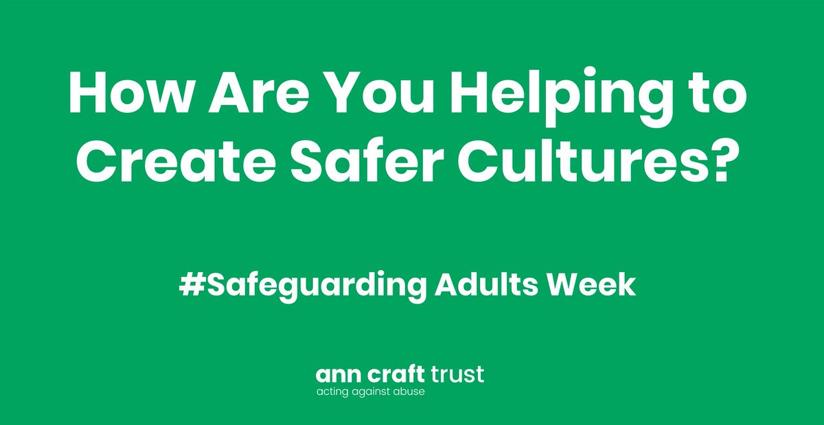 Today’s #SafeguardingAdultsWeek theme is about safe cultures. To mark the day I blogged for <a href="/NCVO/">NCVO</a> with comment from <a href="/BatesWellsChaSE/">BatesWells ChaSE</a> on using the law as a tool for building safer culture. 👉 bit.ly/3hXKypN
