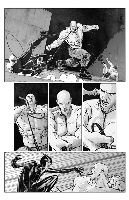 Some action scenes I did in Batman, some time ago. #Batman 