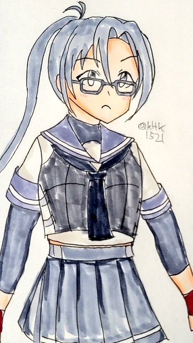 天霧さん#艦これ版深夜の真剣お絵描き60分一本勝負#艦これ版真剣お絵描き60分一本勝負_20221123 
