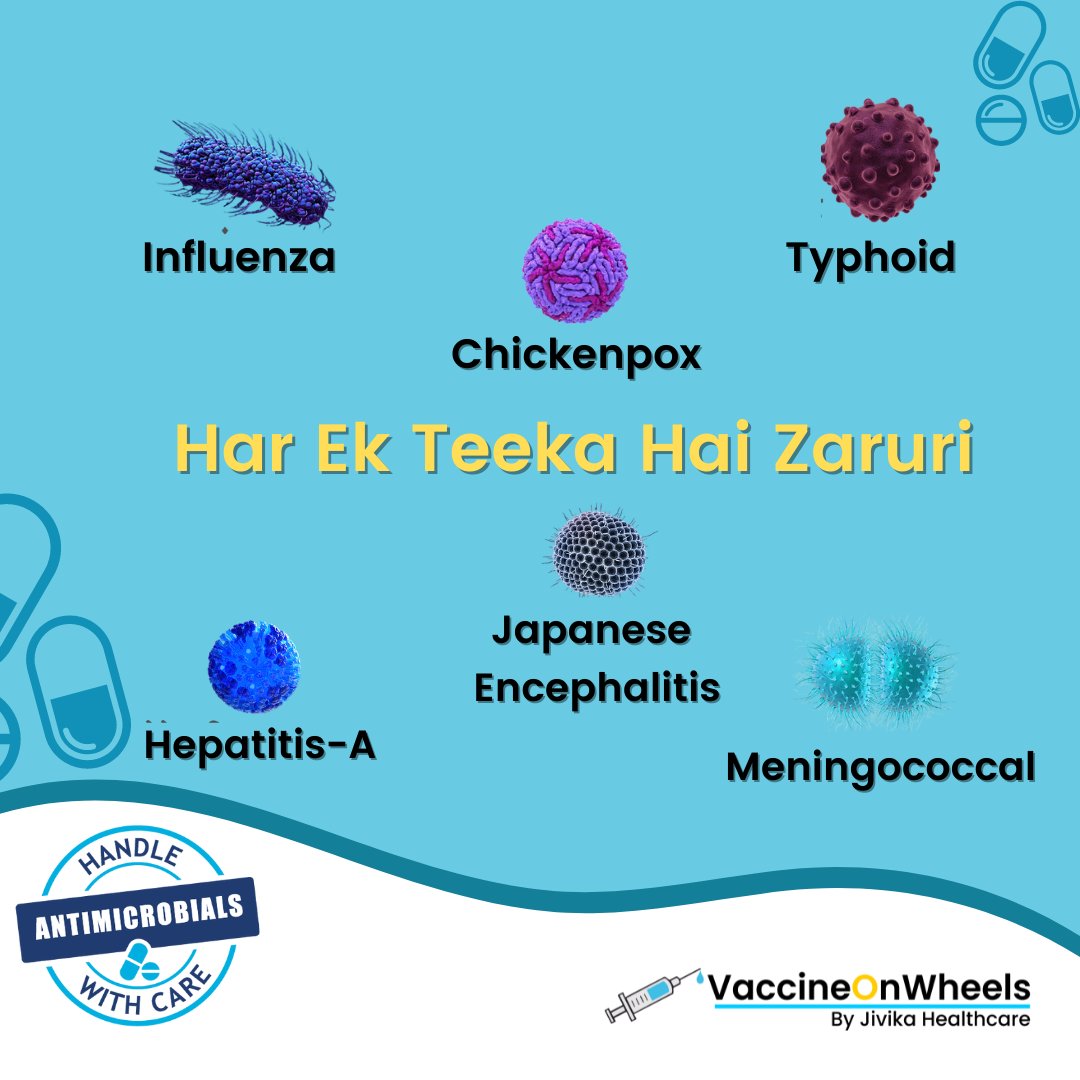 "Preventing Antimicrobial Resistance Together"
 To tackle the growing problem of resistance to antibiotics is to improve awareness and understanding the importance and need of,
#Vaccination
#Hygiene 
#Sanitation
Let's encourage #Vaccination and prevent AMR together!
#vaccineswork