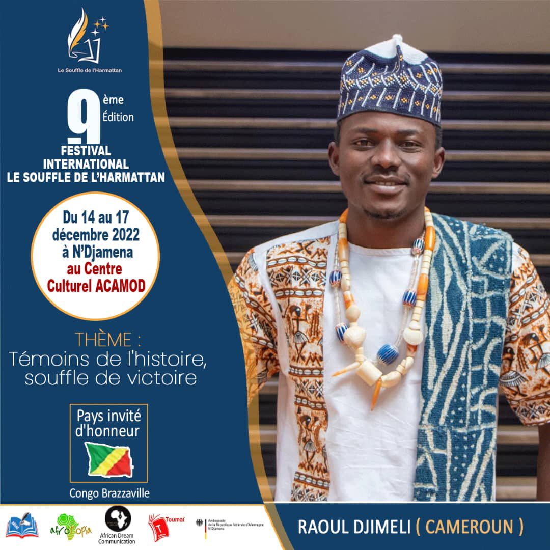 RDjimeli's tweet photo. I AM BACK IN N’DJAMÉNA!

I will be reading my latest work of #poetry at the Souffle de l’harmattan festival in #Chad🇹🇩 very soon. Le Souffle de l’harmattan is definitely one of the best things that happened to the Chadian literary scene. See you there !

#tchadlitterature https://t.co/NDKRYJrVY0