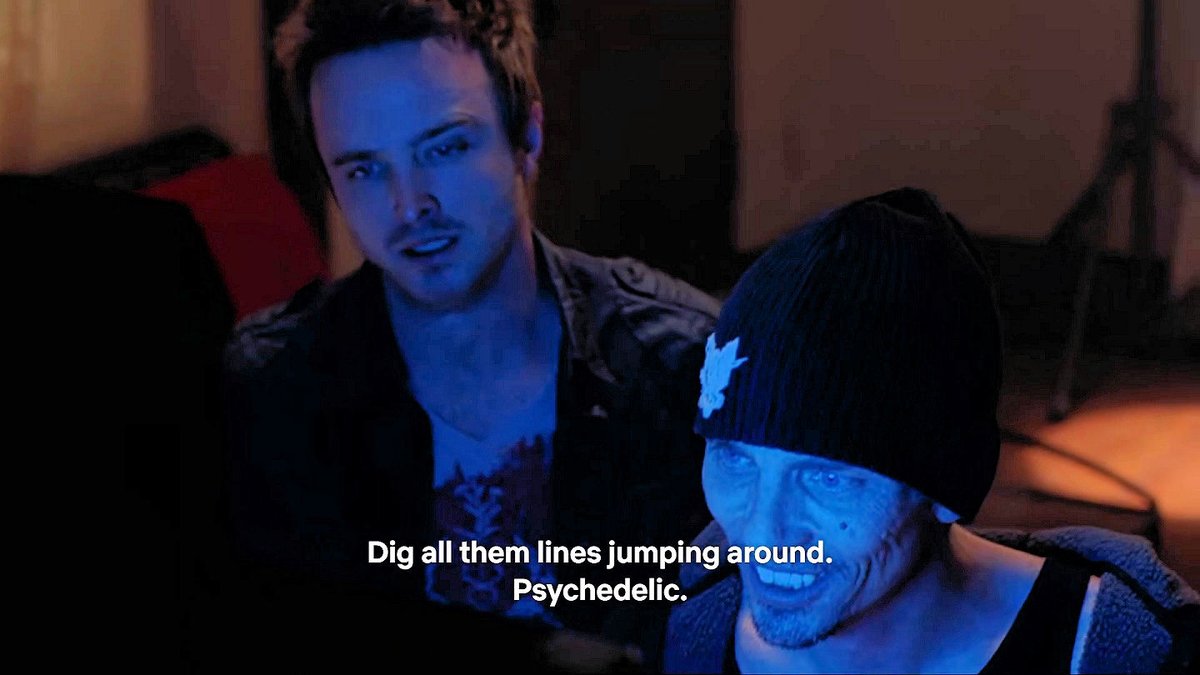 relive_bbbcs's tweet photo. @fasc1nate @TarunTspoon Dig all of them lines jumping around. Psychedelic.
Hits 120 decibels without breaking a sweat.
#BreakingBad #bb402 https://t.co/m841qeuevW