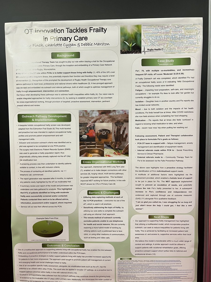 BHRUT_Therapies's tweet photo. Checking out the posters within the #posterzone @TheOTShow https://t.co/Q7XdNjMrjb