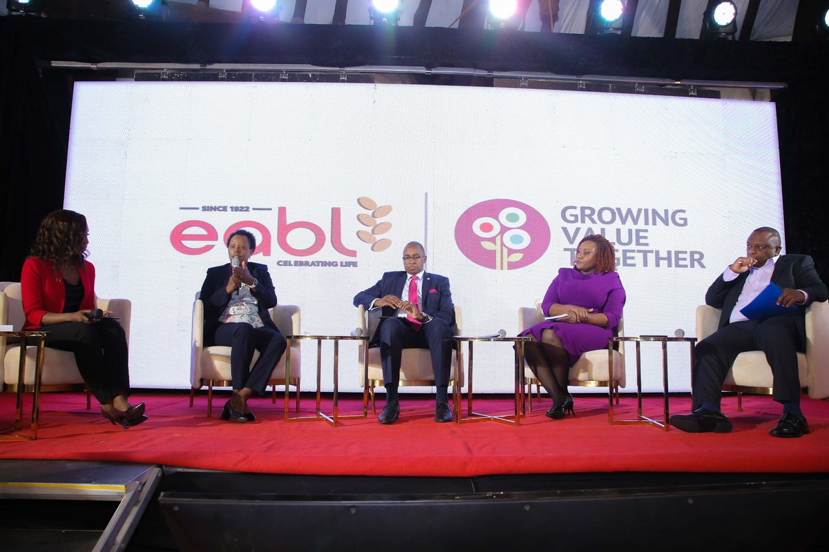 EABL_PLC's tweet photo. We are pleased to have launched the 2022 sustainability report earlier today in an event graced by EABL's CEO & MD Jane Karuku and the chief guest, Dr @Kiptoock , Principal Secretary, @Environment_Ke. Addressing climate change remains a top priority for EABL. #SpiritOfProgress https://t.co/prmodQFhMC