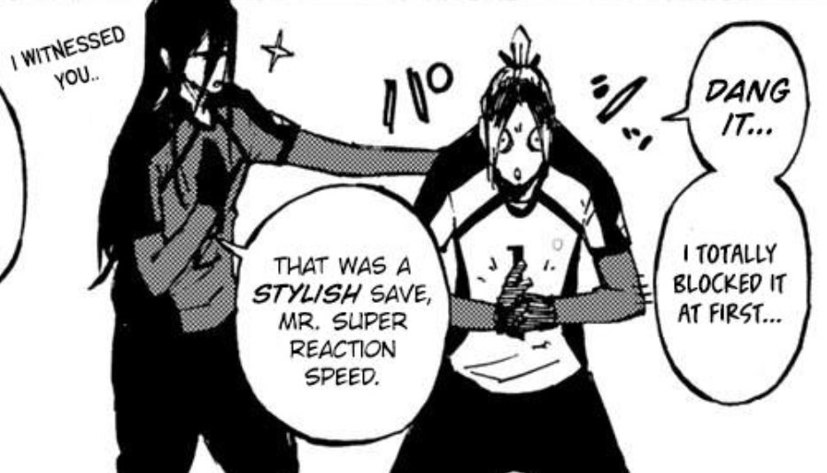 the rare supportive moments in blue lock really gets me 🥲🥲 