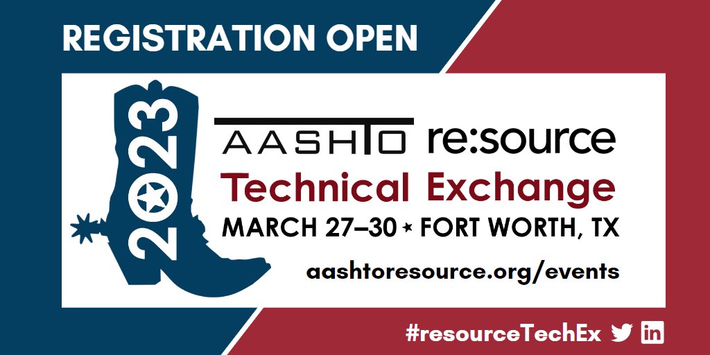 aashtoresource's tweet photo. Exchange information, expand your professional network, and engage with peers in workshop and open-forum settings at #resourceTechEx. This is an ideal professional development event for lab managers, quality managers, supervisors, technicians, & engineers. https://t.co/sEc561M22P https://t.co/yn9eS8eahx