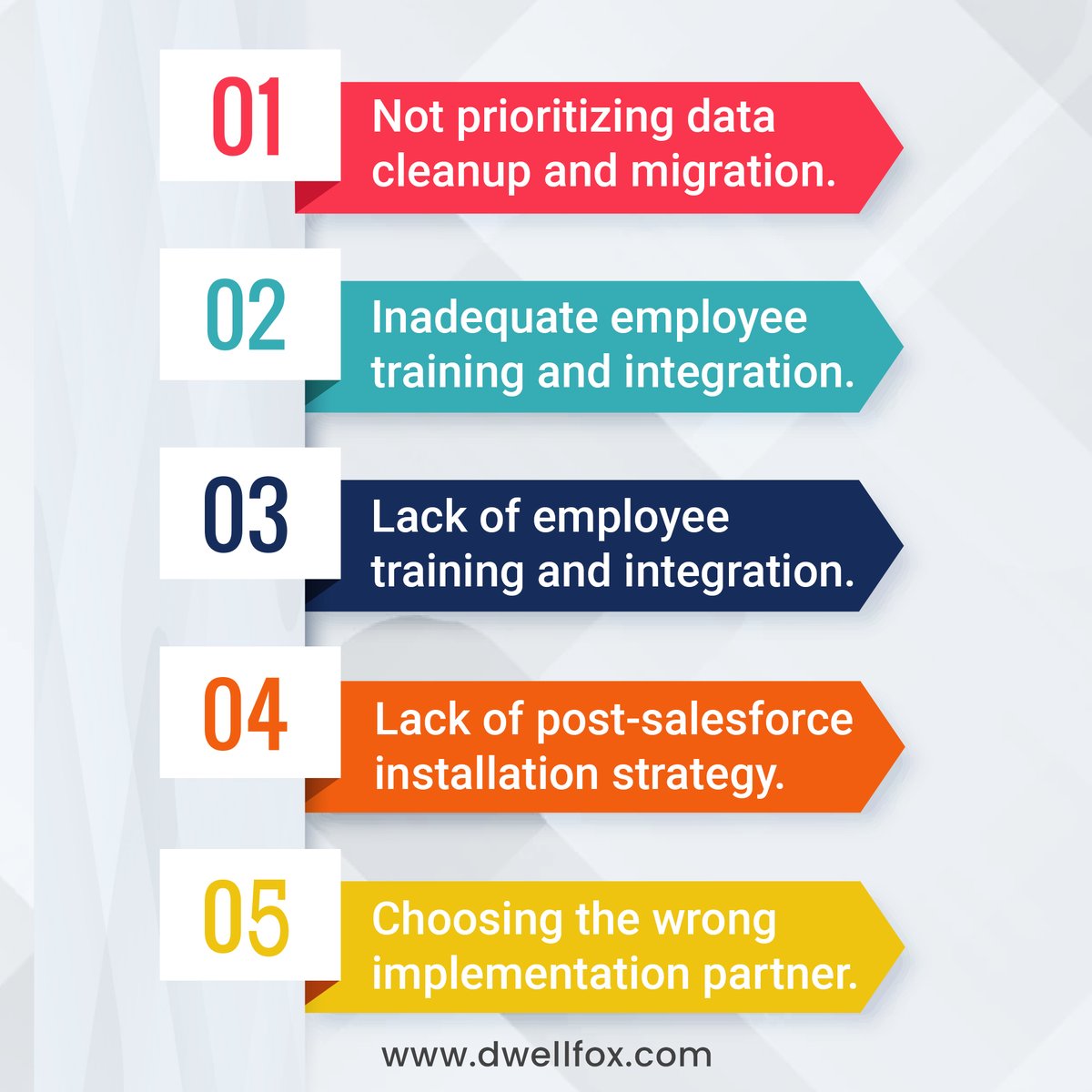 dwellfox's tweet photo. Salesforce is a sophisticated cloud-based CRM that, when integrated properly, can help reinvent and streamline corporate operations.

#SalesForce #salesforceImplementation #ITcompany #Business #SalesforceMistakes #itservices #cloud #crm https://t.co/b73E3t4FYj