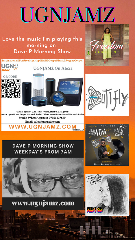 ugnjamz's tweet photo. #nowplaying @clifmarie ClifMarieTRUdevotion - on #davepmorningshow #TuneIn https://t.co/zeCBY7WQ8d
https://t.co/NYd3pOItGV https://t.co/nDu4hS3GF5
Studio text/WhatsApp 07961437629 #gospelmusic #radio #ugnjamz https://t.co/9CwJ6nfjZO