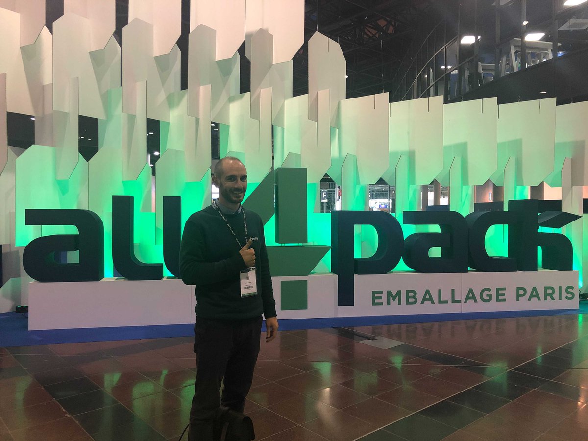 Hier Olivier a fait un petit tour au salon <a href="/ALL4PACK/">ALLFORPACK EMBALLAGE PARIS</a> !! C’est toujours un plaisir de voir et revoir les professionnels de l’#emballage !