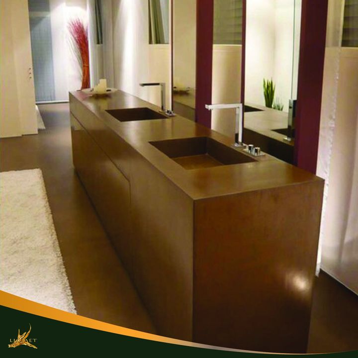 Liqmet's tweet photo. LIQMET liquid metals can be used on any surface - yes, including your bathroom sink! See more inspiration here: https://t.co/uMEud4y2hk

#interiordesign #liquidmetals #LIQMET #surfacefinishers #housepainting #concretecoatingsolutions #stonework https://t.co/M4reQ246FF