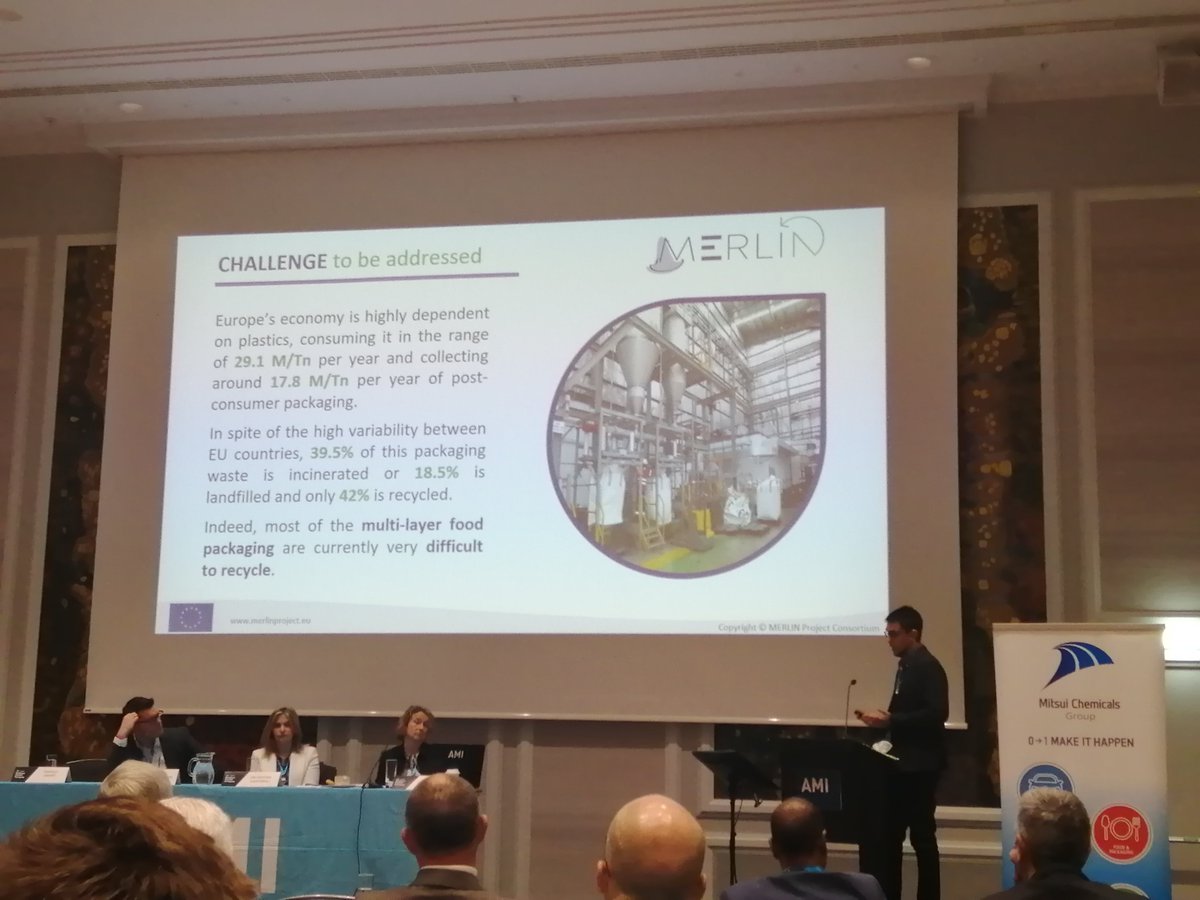 Last week Francisco Vicente Sánchez Correa (<a href="/itene/">ITENE</a>) presented <a href="/MERLINProject21/">MERLIN Project</a> in the frame of the 14th edition of <a href="/Contact_AMI/">AMI</a> Multilayer Flexible Packaging held in Vienna (15-17 November).