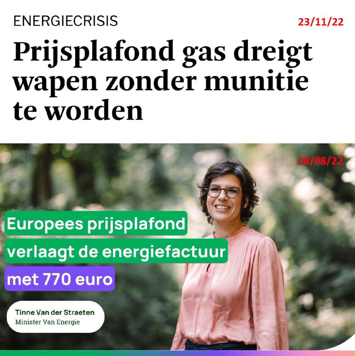 Een lege doos. Alle hoera-berichten en euforie over een 'verworven' Europees prijsplafond waren niet meer dan valse beloftes. Hoe de mensen daarmee geholpen zijn, is me een raadsel. m.standaard.be/cnt/dmf2022112…