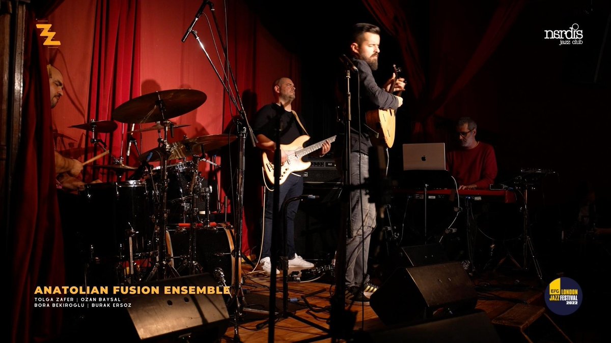 "Anatolian Fusion Ensemble", which came together for the first time for Nardis London, presented their multi-layered instrumental conversation to the audience. Unforgettable moments were experienced in this sold-out concert.