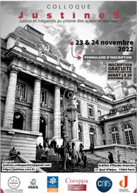 LeCerlis's tweet photo. Intervention de Delphine Serre "Un traitement inégal des inégalités. Les juges face aux dommages causés par le travail" 📅le 24/11 à 15h30
Colloque #JustineS "Justice et inégalités au prisme des SS" les 23-24/11 @IEAdeParis
@shs_ufr @univ_paris_cite
https://t.co/penmrF2tFW https://t.co/9uAW3ArTmB