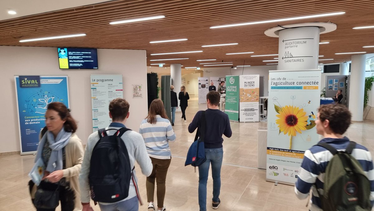 C'est parti pour la 6eme édition #Esaconnect ! 
Très heureux de poursuivre notre partenariat avec ce bel évènement !
.
#hightech #lowtech et #agriculture !
.
#Agtech #connectedweek #angers