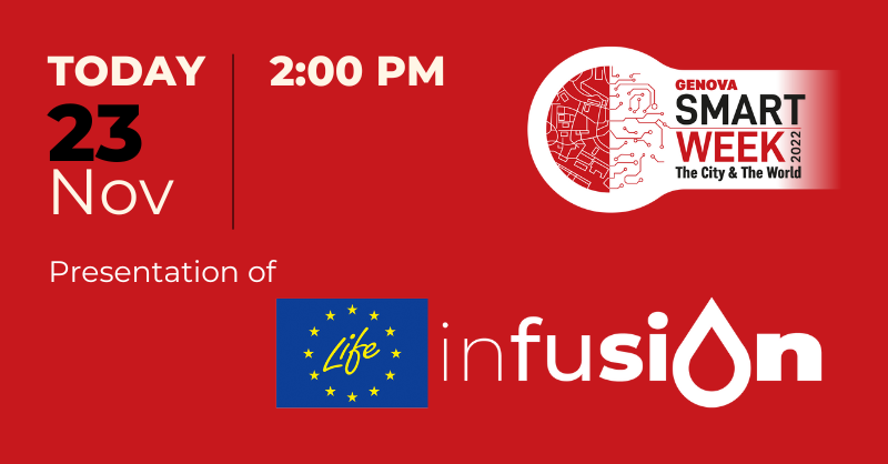 LifeInfusionEU's tweet photo. See you this afternoon at the @GenovaSmartWeek #GEW22!π€©
@sostAMB will present the #infusionsolution in a nutshell.
Registration: https://t.co/VRpOfX0XzV https://t.co/sGYRnYEWyr