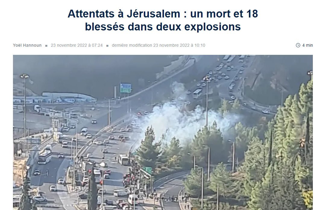 L'horreur (une fois encore 😪) au petit matin après cet attentat commis à #Jerusalem 
Tout mon soutien aux victimes et citoyens israéliens de toutes confessions. <a href="/IsraelenFrance/">Ambassade d'Israël en France</a> #Israel