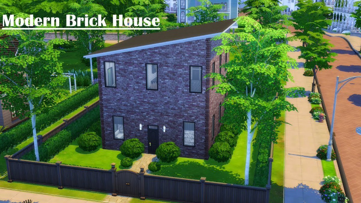 Angelhayes2000's tweet photo. The Sims 4 Real Time Build- Modern Brick House 🏡
Video: https://t.co/pM8ZF0B869
#familyhome #cutehouse #cozyhome #3bedrooms #1bath #modernhome #modernhouse #AstheticHome #sims4 #thesims4 #sims4build #cutehome #realtime #realtimebuild #showusyourbuilds https://t.co/LWzZgQGmbU