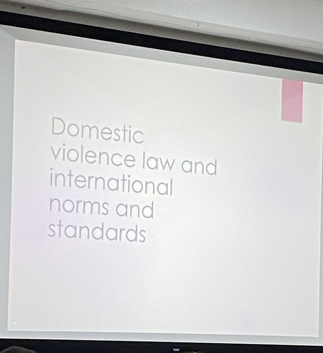 Day 2 of the SAPS training by the team from @LRCSouthAfrica Dr Lesley Ann Foster started with a presentation on Domestic Violence(DV) and State Accountability. #EndGBVF #StopFemicide