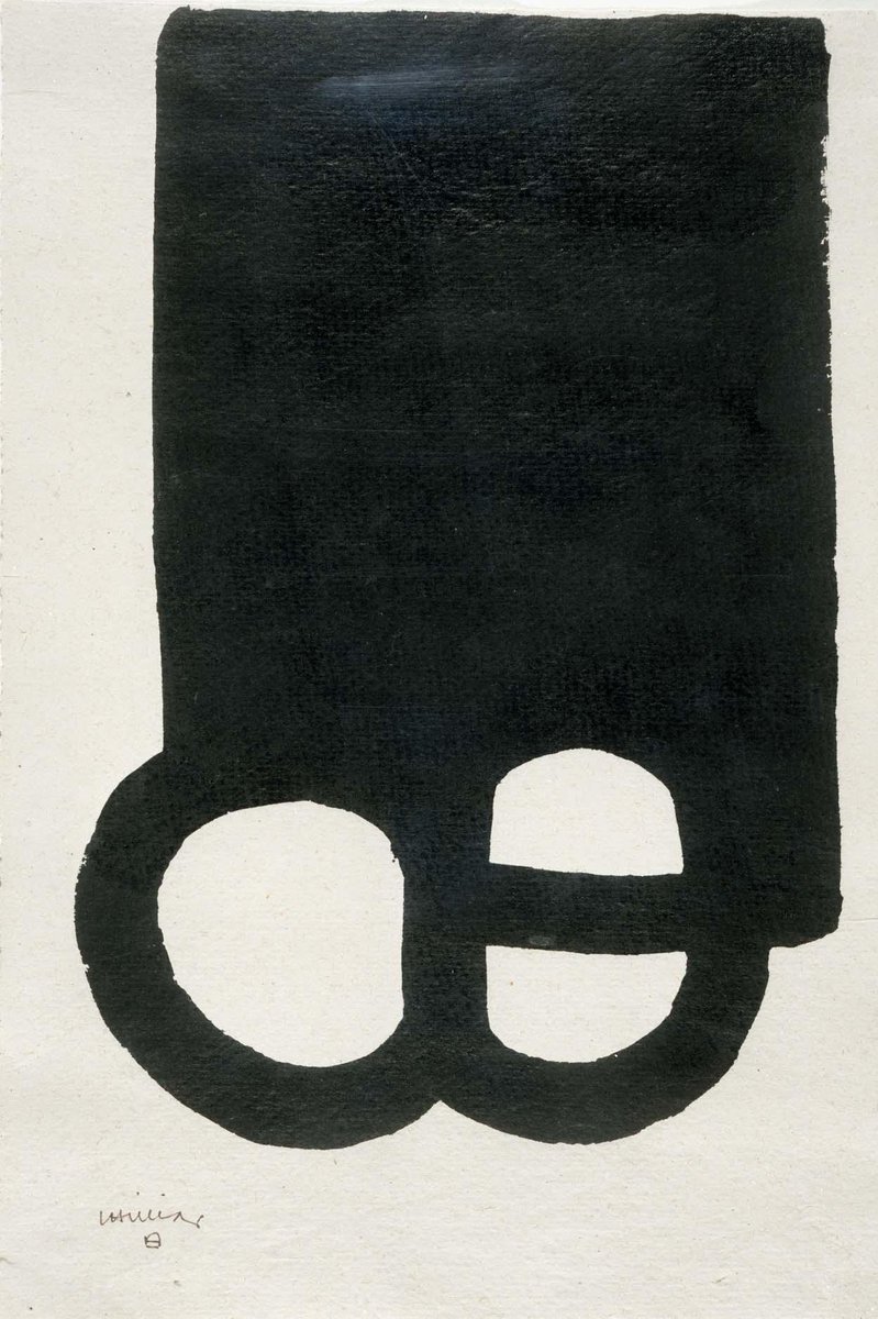 “Sin título (boceto para logotipo del Centro de Arte Reina Sofía)” - Eduardo Chillida (1986) museoreinasofia.es/coleccion/obra…