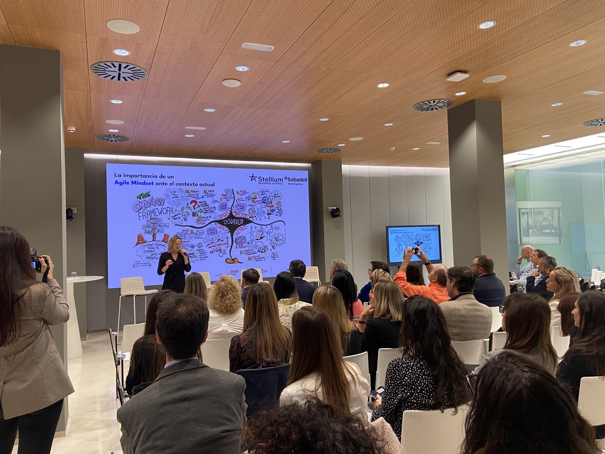 Stellium Business School (@stelliumbs) on Twitter photo ⭐️La importancia de un Agile Mindset ante el contexto actual.
Primera ponencia de la jornada con nuestra directora <a href="/RosaGorriz/">Rosa Gorriz</a>
“Nuestra organización asegura el éxito del cliente”
Con la colaboración de <a href="/VLCTechCity/">VLC Tech City</a> <a href="/valenciactiva_/">València Activa</a> <a href="/AjuntamentVLC/">Ajuntament València</a> <a href="/BancoSabadell/">Banco Sabadell</a> <a href="/Stelliumbs/">Stellium Business School</a> ⭐️La importancia de un Agile Mindset ante el contexto actual.
Primera ponencia de la jornada con nuestra directora <a href="/RosaGorriz/">Rosa Gorriz</a>
“Nuestra organización asegura el éxito del cliente”
Con la colaboración de <a href="/VLCTechCity/">VLC Tech City</a> <a href="/valenciactiva_/">València Activa</a> <a href="/AjuntamentVLC/">Ajuntament València</a> <a href="/BancoSabadell/">Banco Sabadell</a> <a href="/Stelliumbs/">Stellium Business School</a>