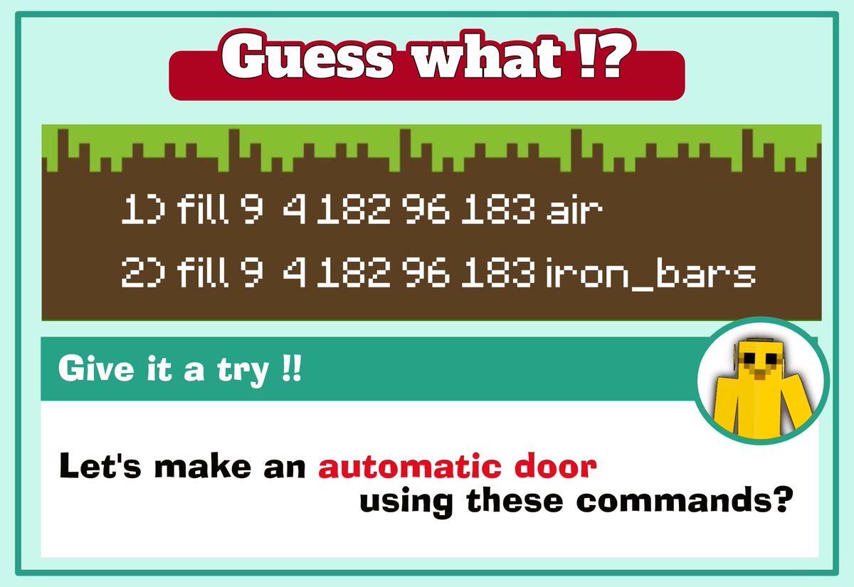 Minymoeeee's tweet image. Hey Impulse blocks❣
It was super awesome commands👍
Check it out ASAP👇
youtu.be/cK80L_fPPEA

#minecraft #minecraftcommands #MCPE #BedrockEdtition