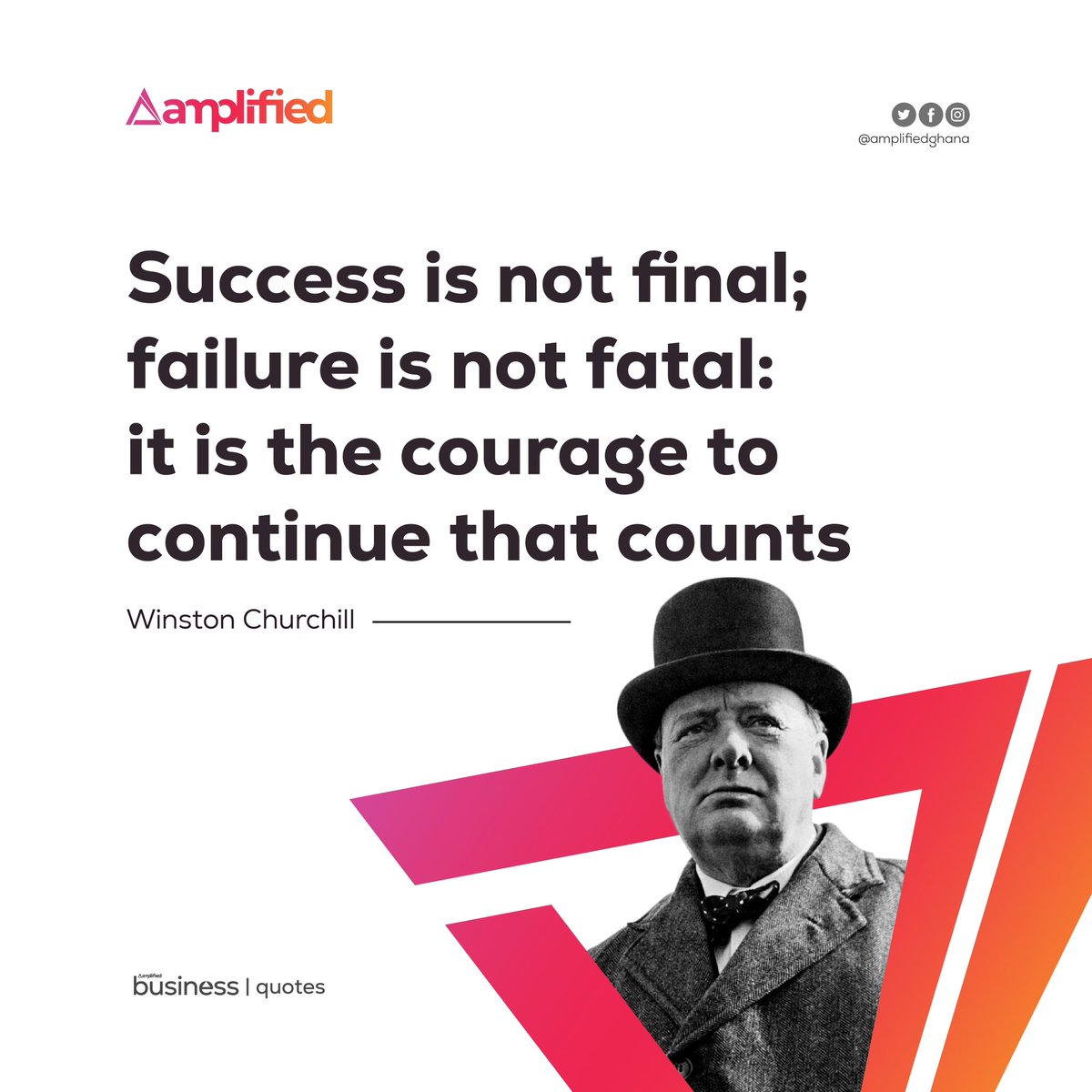Keep moving🙌🏿
#amplified #amplifiedghana #quoteoftheday #businessquotes