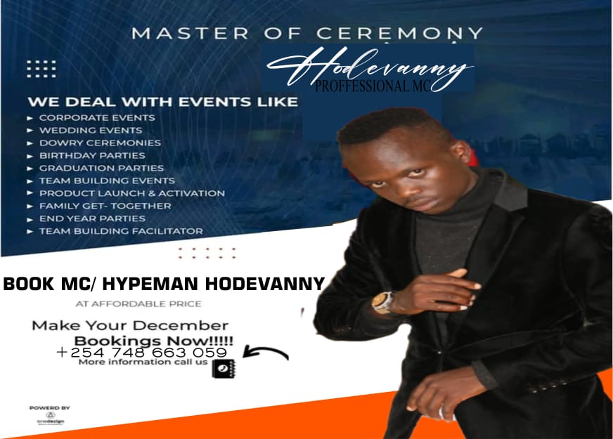 HodevanyMusic's tweet photo. This festive season be profession get this
For Great Event Experience  Book here your super MC/HYPEMAN 
make your December great https://t.co/paxGxpRfMM