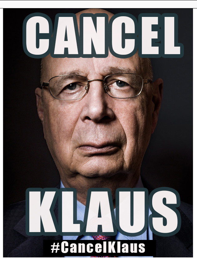 Klaus speaks to World Leaders like he’s their leader, like he’s our King, yet I never voted for him. 

I hear people talking about trying to leave society to set up counter cultures, but why should we leave? 
He should Leave. 

Please find the courage to share this.

MGG