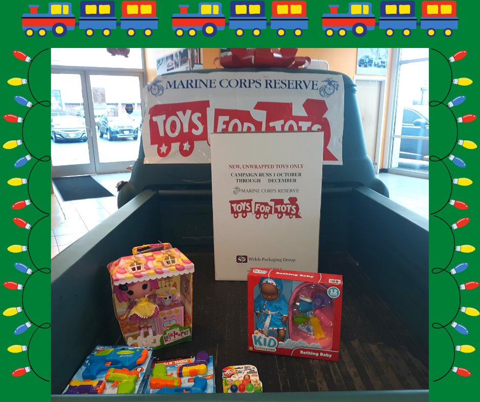 HarvardChevy's tweet photo. Brighten a child's Christmas morning by donating a gift to #toysfortots. Stop by and see us and drop off a new and unwrapped toy for a child to enjoy this holiday season. #HarvardIL #toydonations https://t.co/J9LNSLorZz