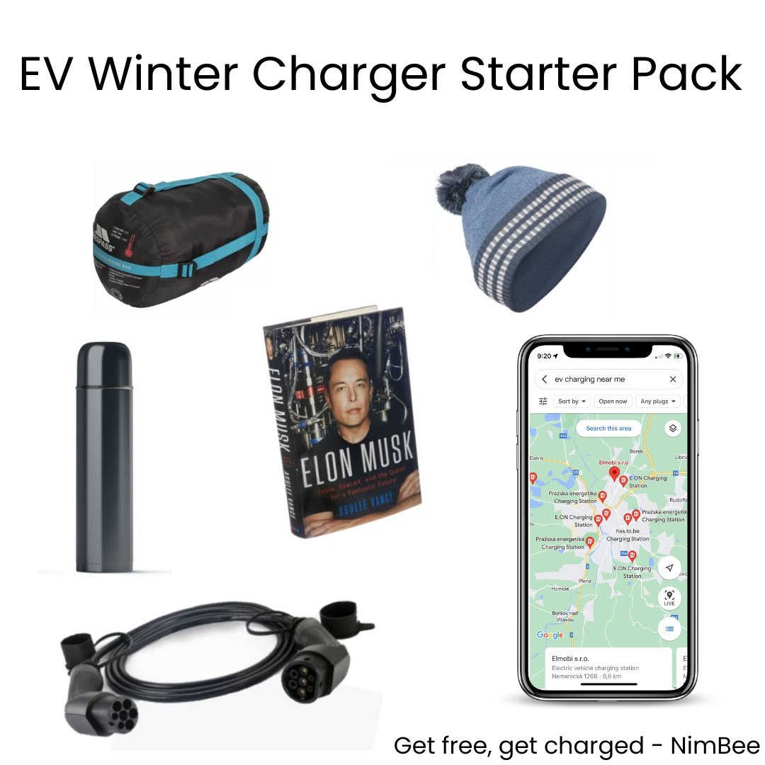 nimbeeme's tweet photo. 🥲 ❄️According the Norwegian Automobile Federation, cold temperature reduce #EV range by about 20% and makes it slower to charge your ride.

If only there was a solution...

#GetCharged #EVCharging https://t.co/ITC7Z8gBXM