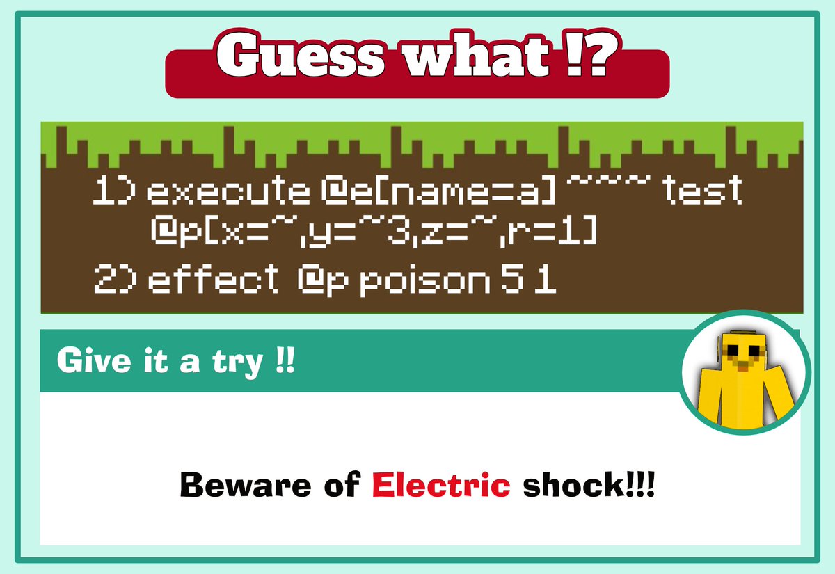 Minymoeeee's tweet image. Hey buddies,No big deal👍It&apos;s easy🌟
Just Click🔻and give it try‼️
youtu.be/srouxCkjHdc

#minecraft #minecraftcommands #MCPE #BedrockEdtition