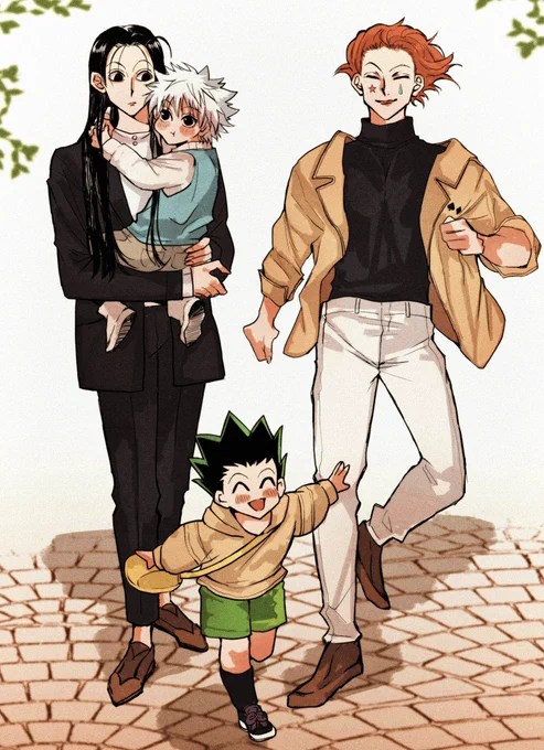 いい兄さんの日(ヒソイル)#hxh #hxhfanart 